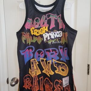 NWT Headgear Classic 1990 Freash Prince Of Bel Air Jersey Back Hit Smith 14 SZ L